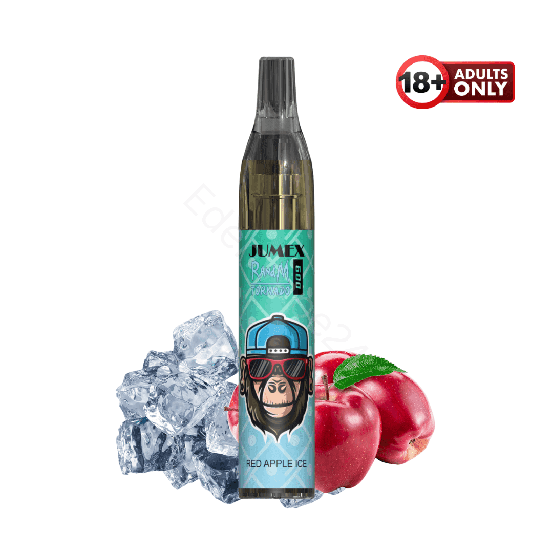 RandM Tornado 600 Fumot Vapes - Red Apple Ice - EdenVape24